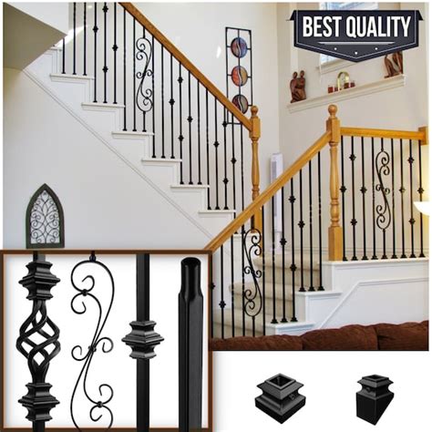 metal stair spindle brackets|metal stair spindles b&q.